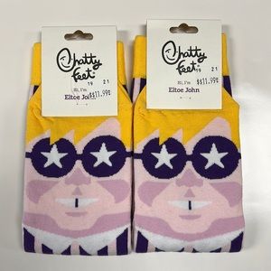 Chatty Feet Eltoe John socks
